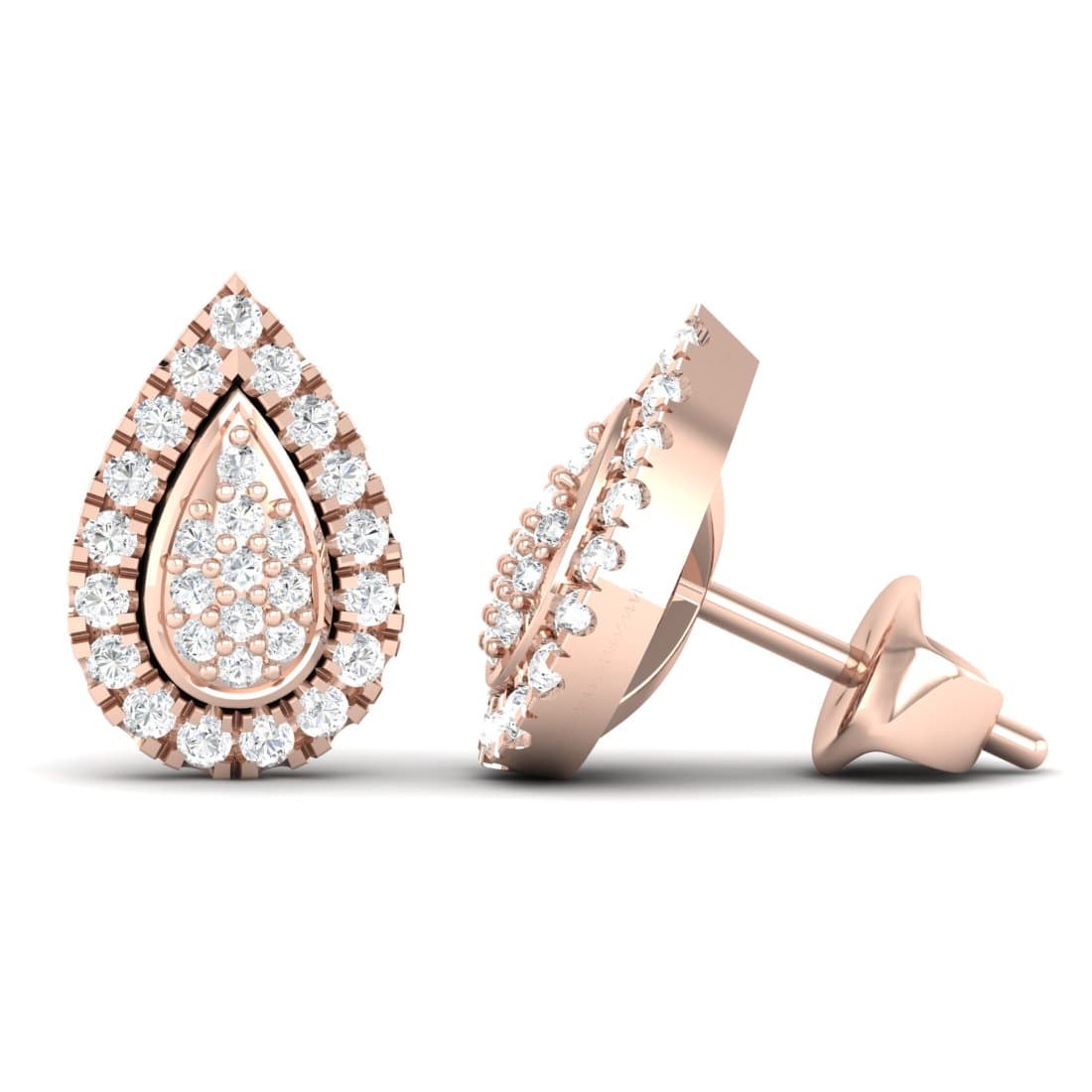 Petal Fleur Diamond Earrings