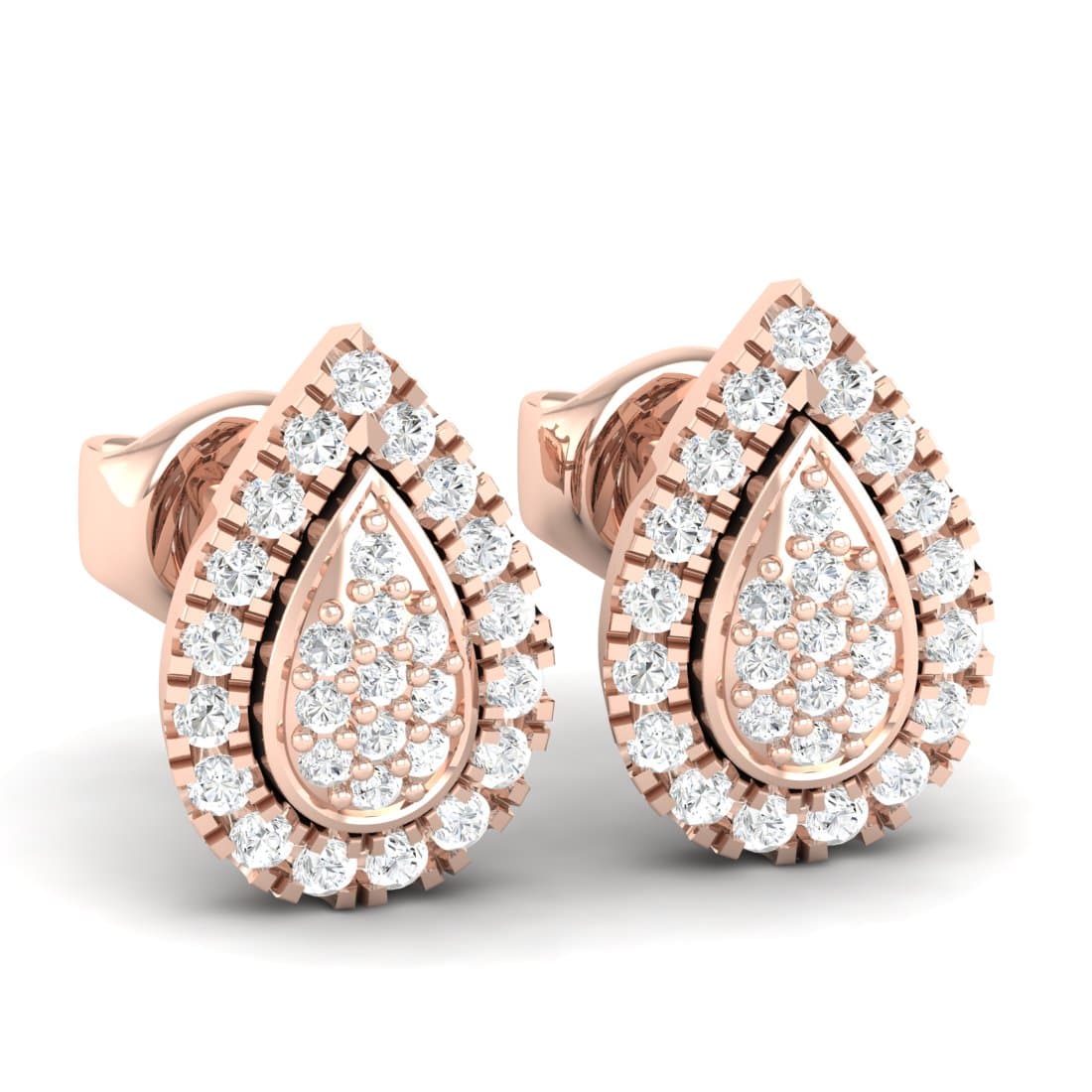 Petal Fleur Diamond Earrings