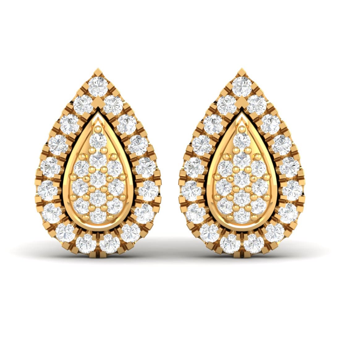 Petal Fleur Diamond Earrings