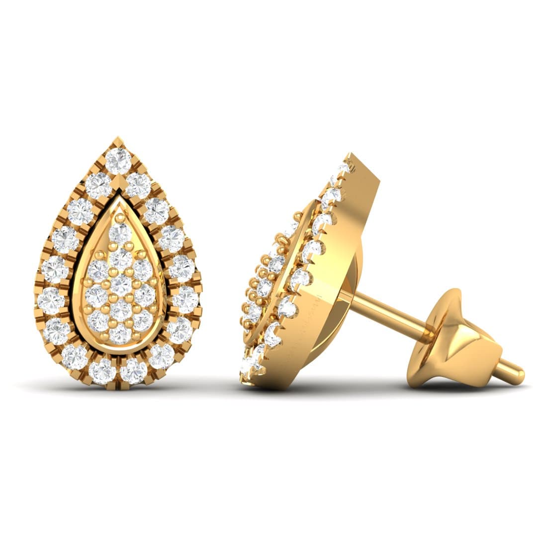 Petal Fleur Diamond Earrings