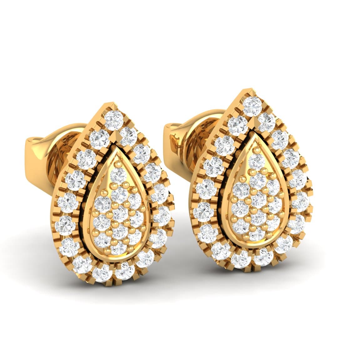 Petal Fleur Diamond Earrings