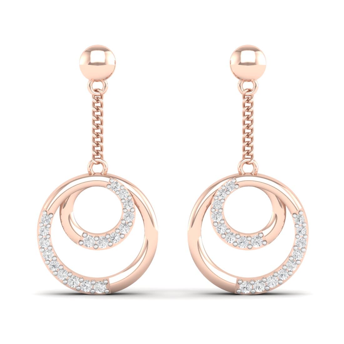 Madini Ripple Drop Diamond Earrings