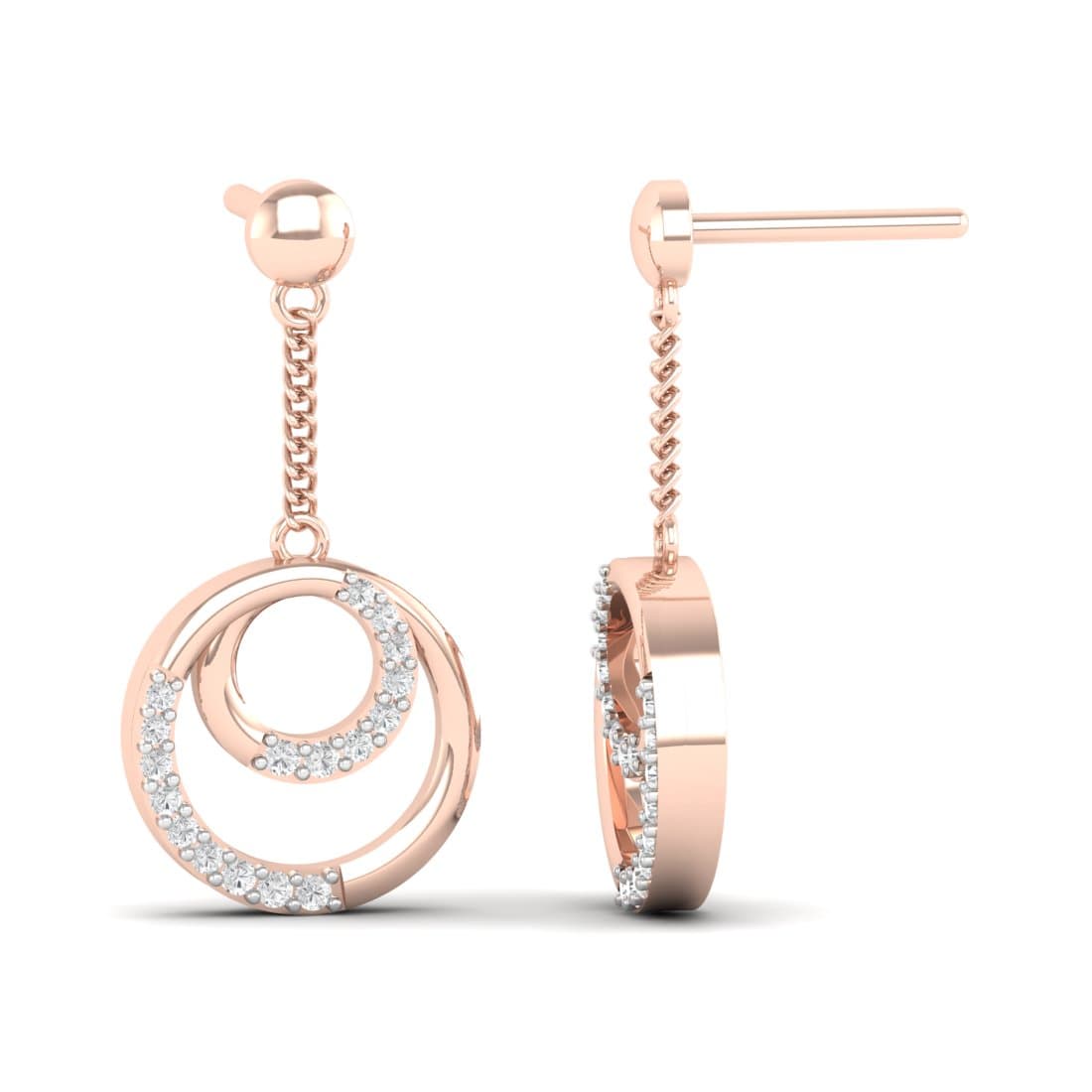 Madini Ripple Drop Diamond Earrings