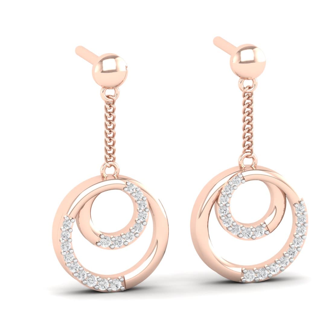 Madini Ripple Drop Diamond Earrings