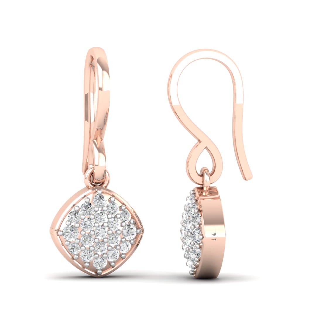 Kavya Quad Diamond Earrings