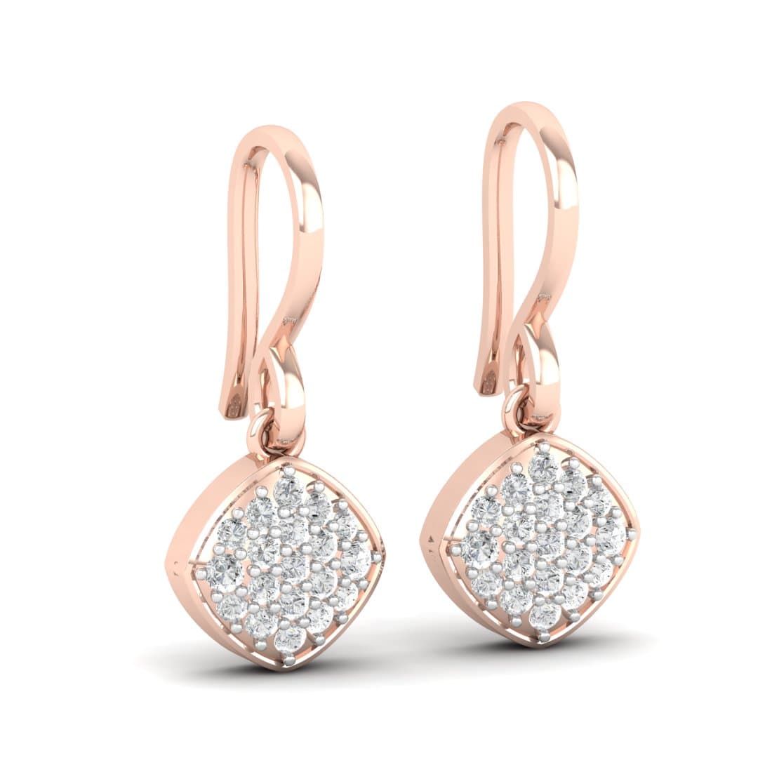 Kavya Quad Diamond Earrings