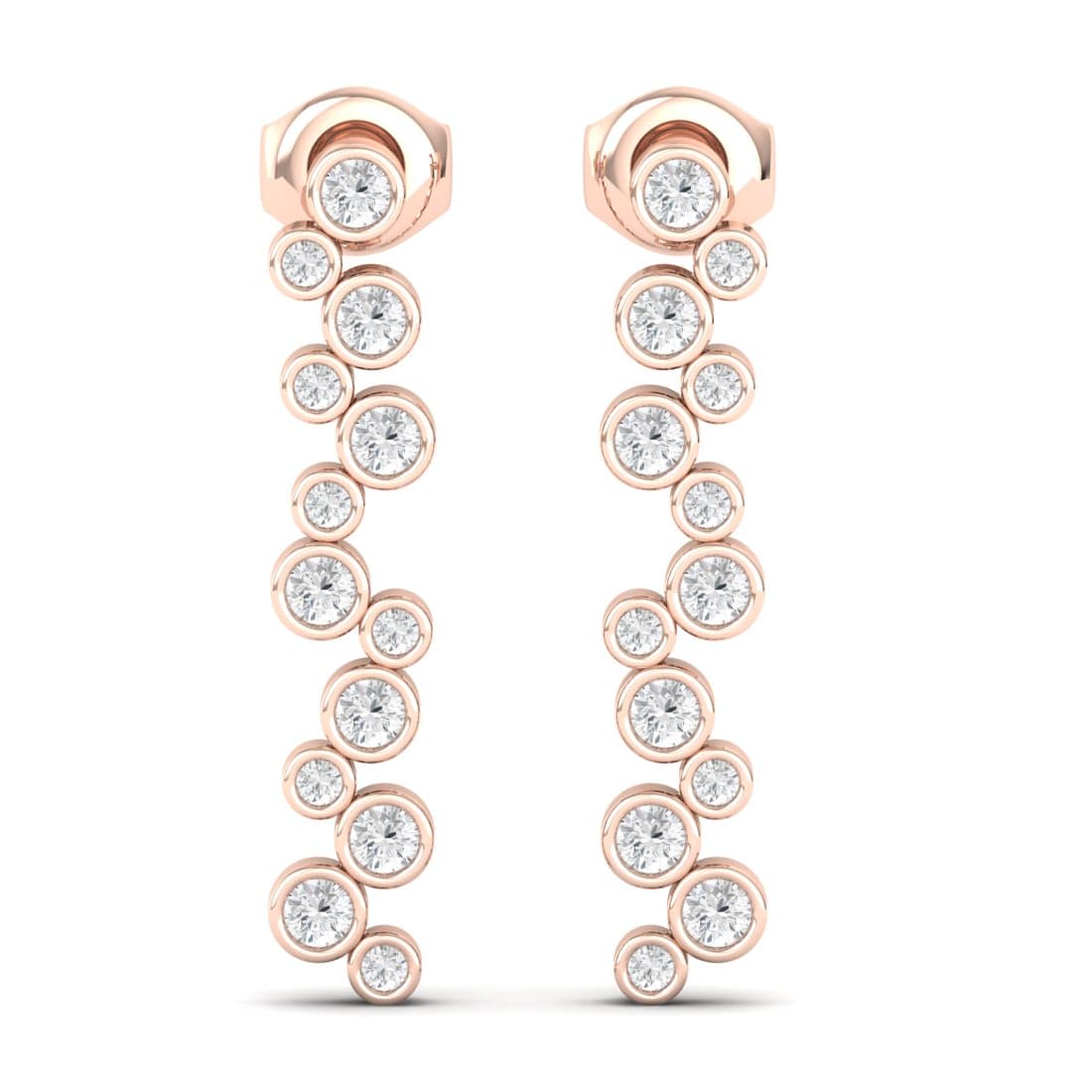 Rose Diamond Earrings