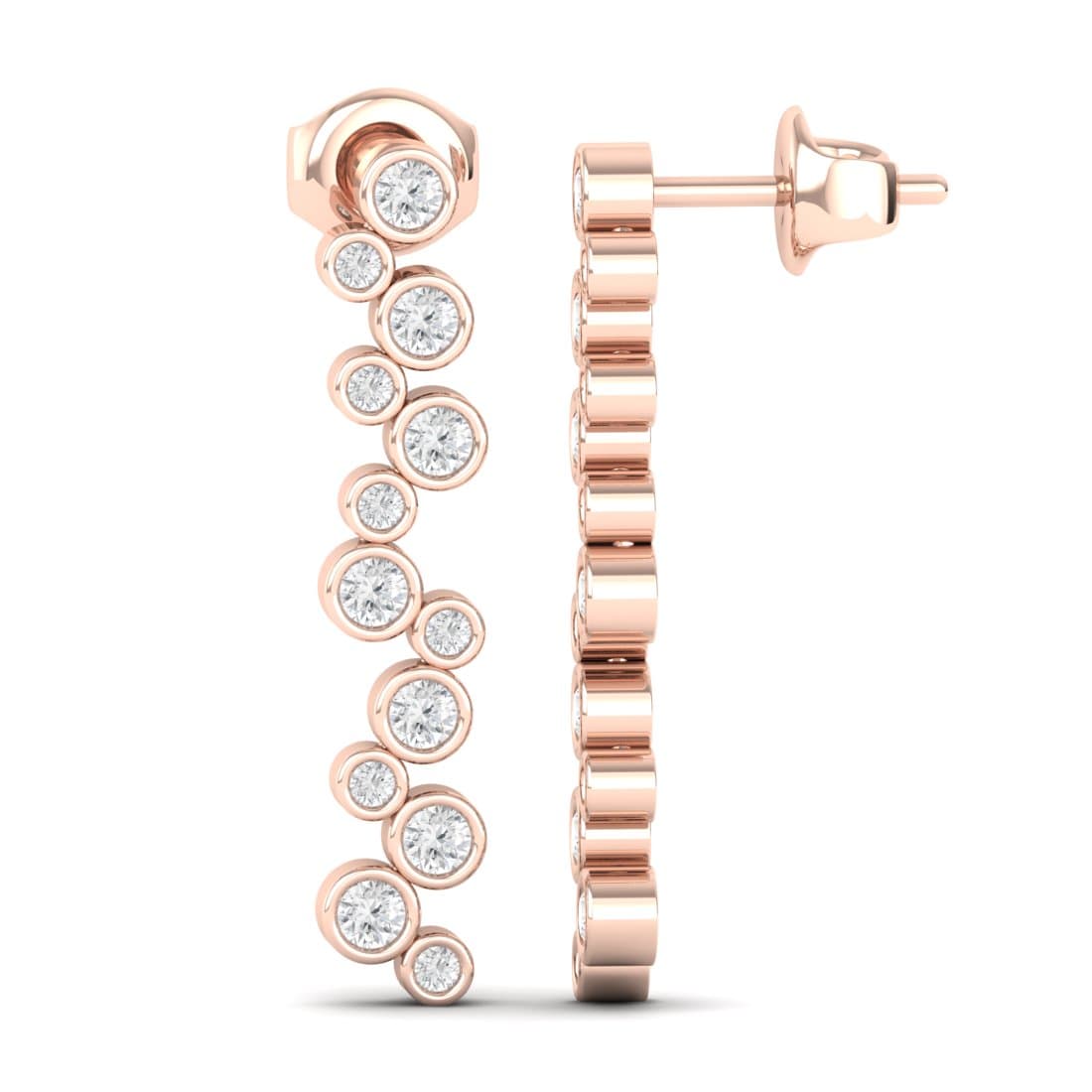Rose Diamond Earrings