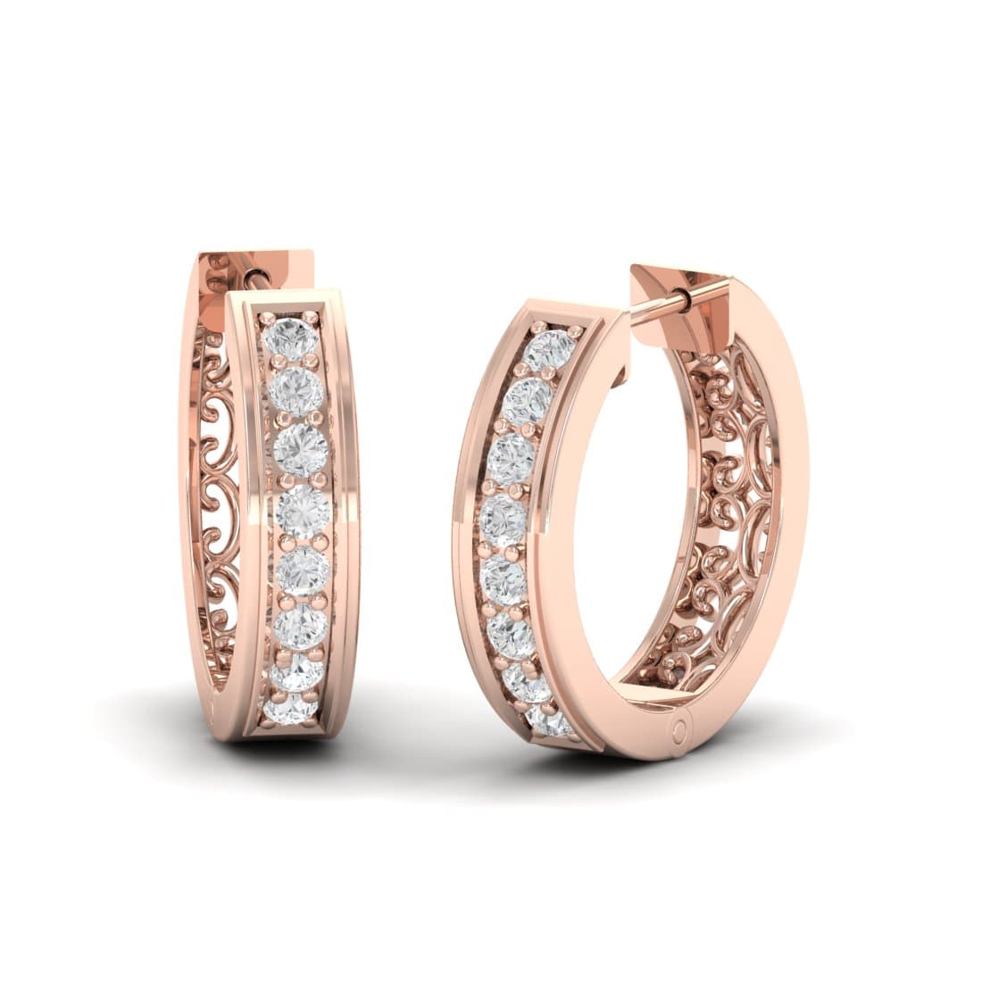 Urmi Ornate Diamond Stud Earrings