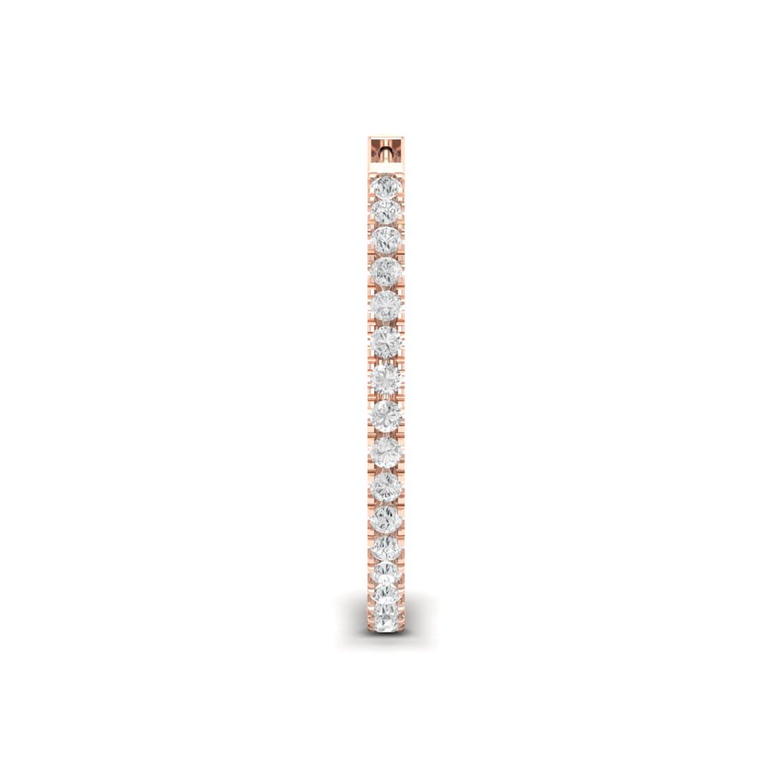 Classic Circular Diamond Earrings