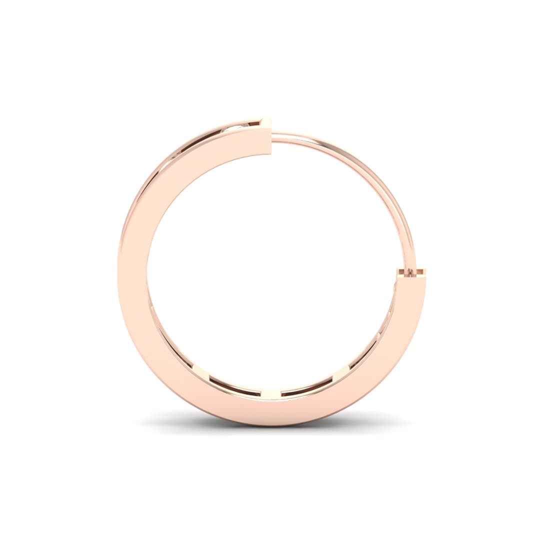 Contour Lattice Diamond Stud Earrings