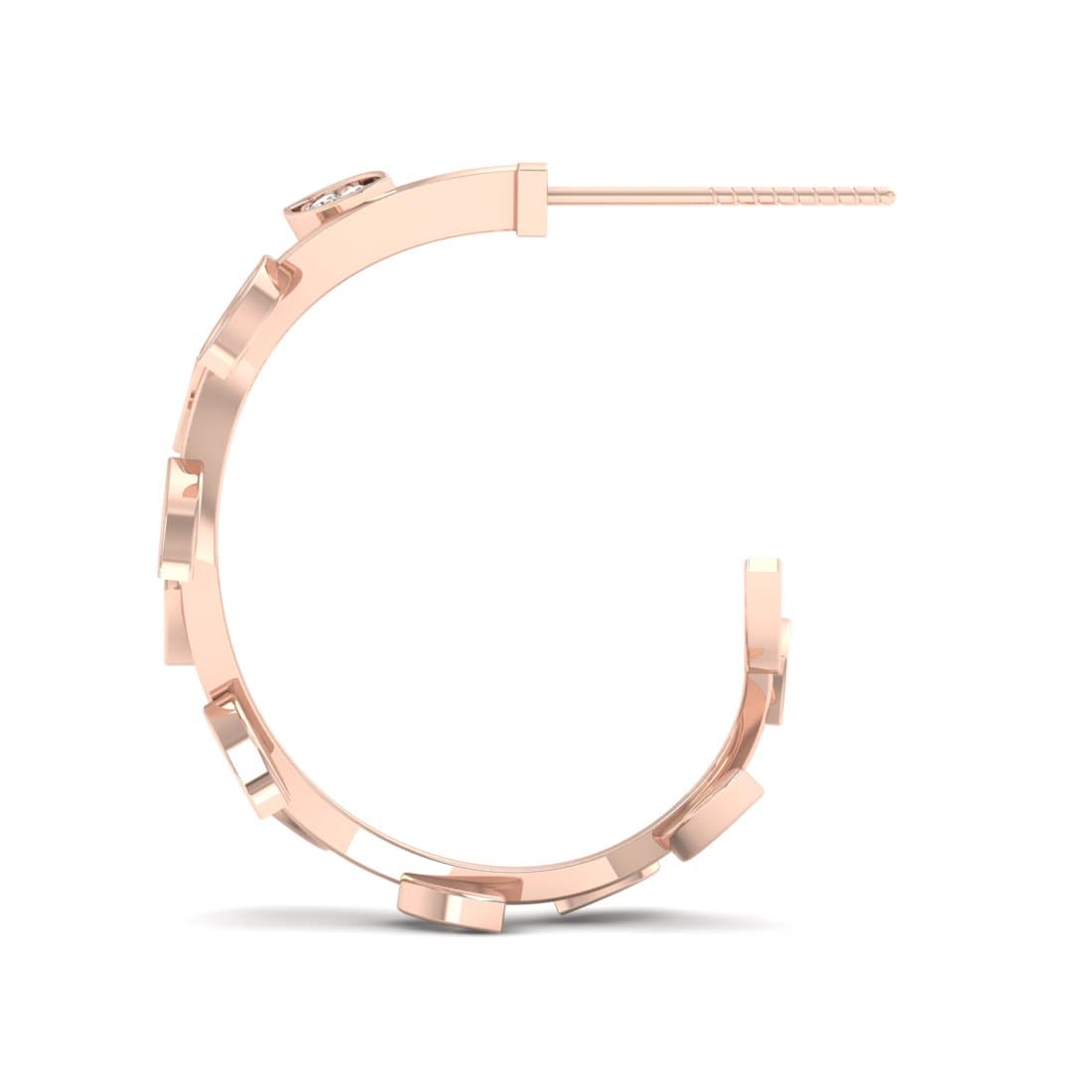 Dazzling Petals Diamond Earring