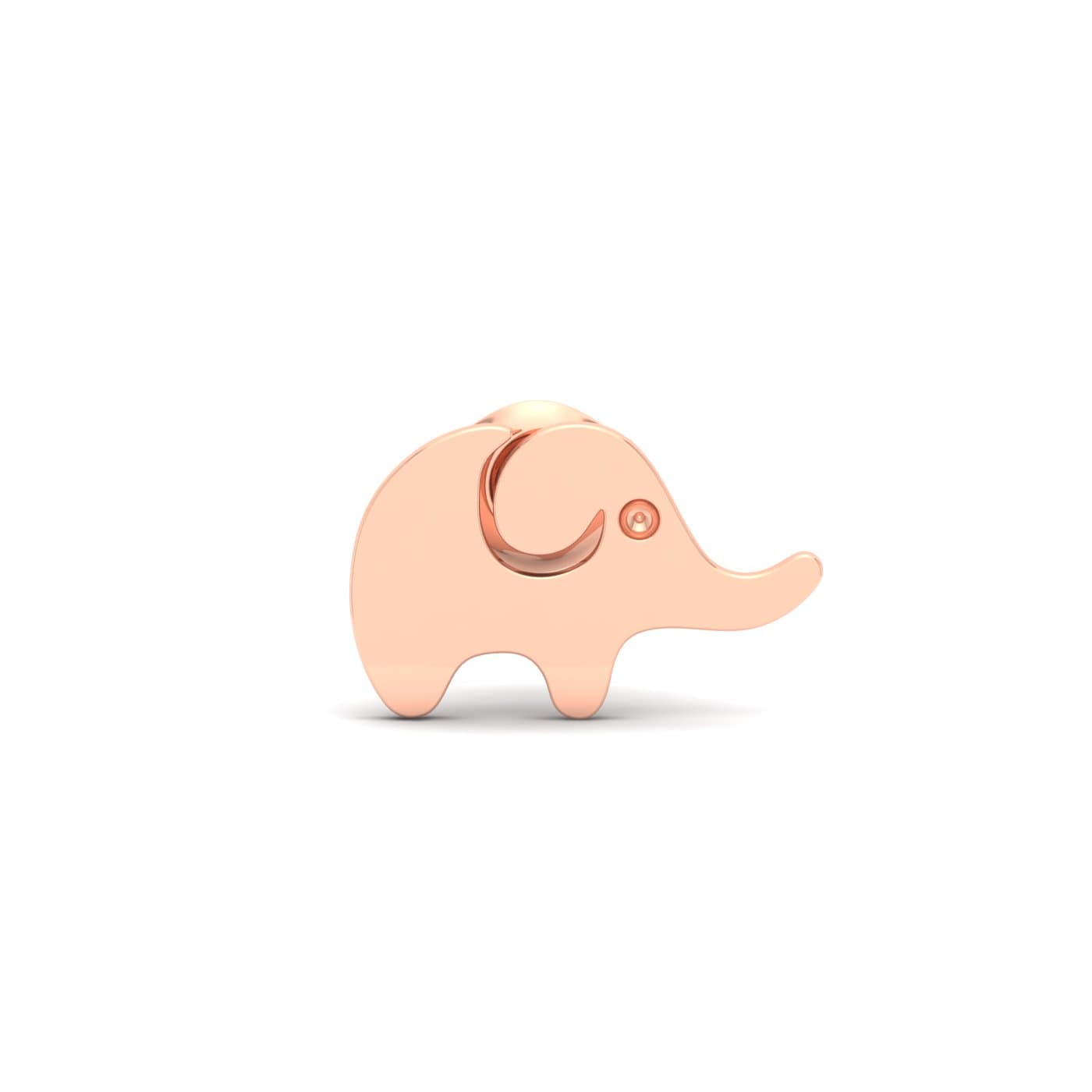 Elephant Kids Gold Earrings