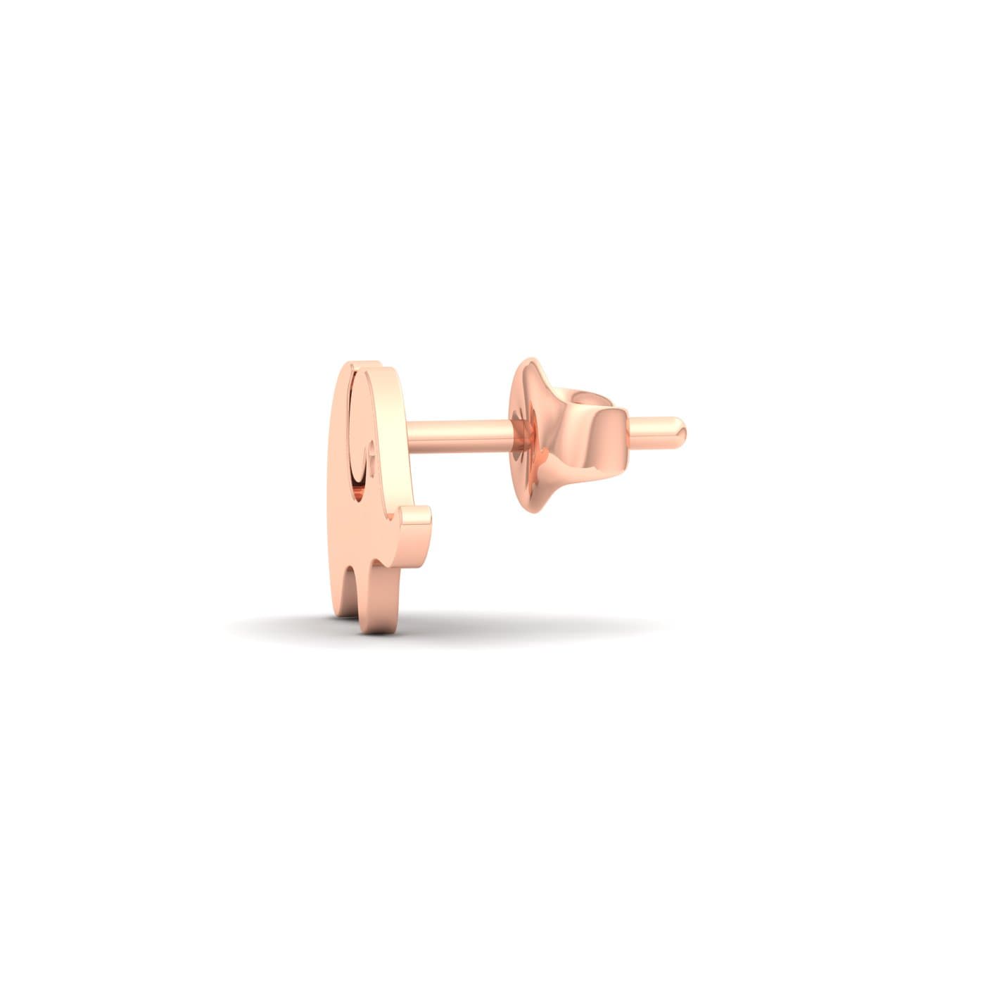 Elephant Kids Gold Earrings