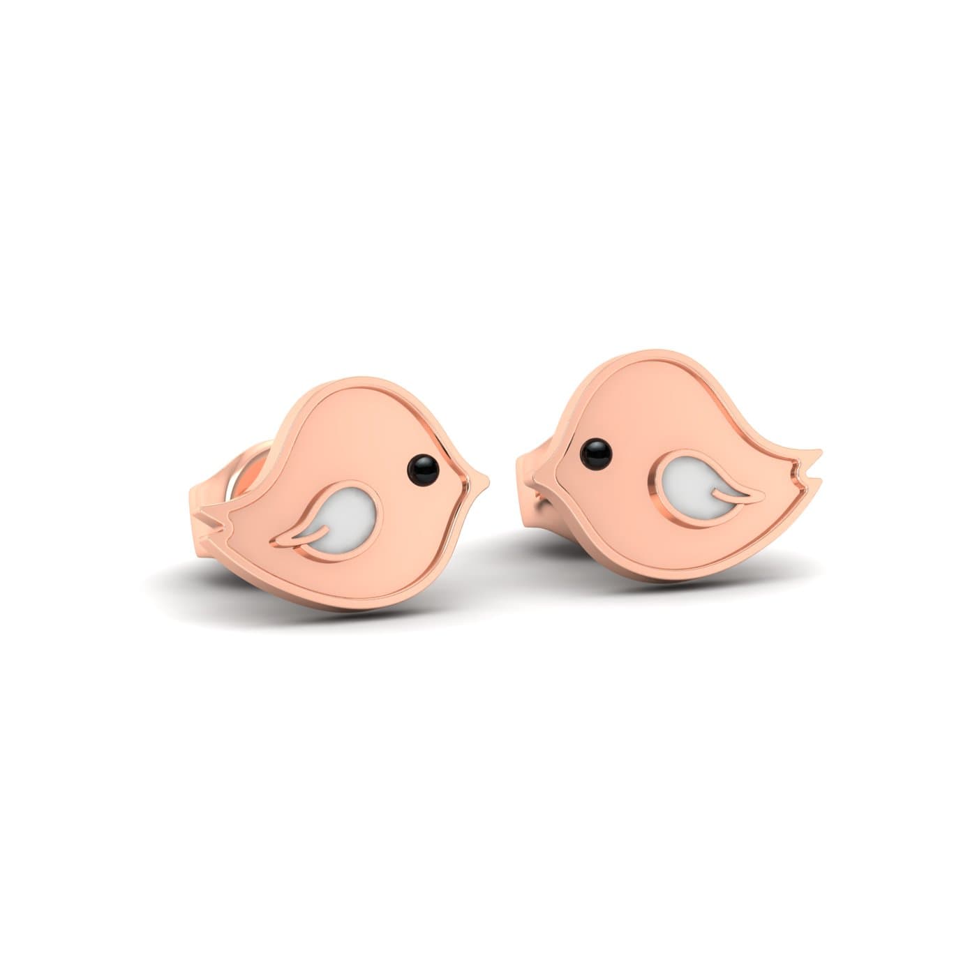 Little Birds Gold Earrings