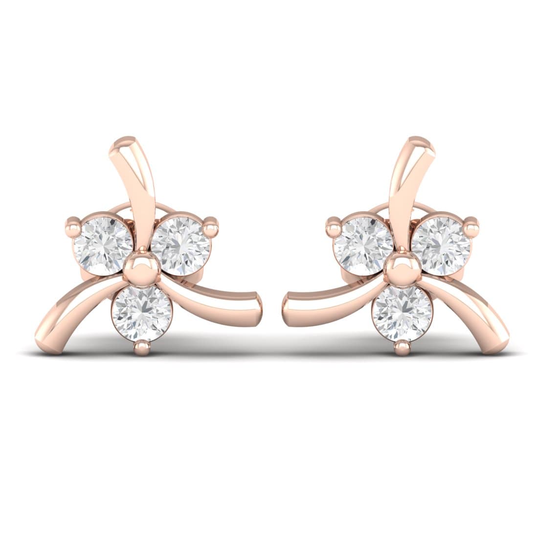 Pari Fancy Diamond Stud Earrings