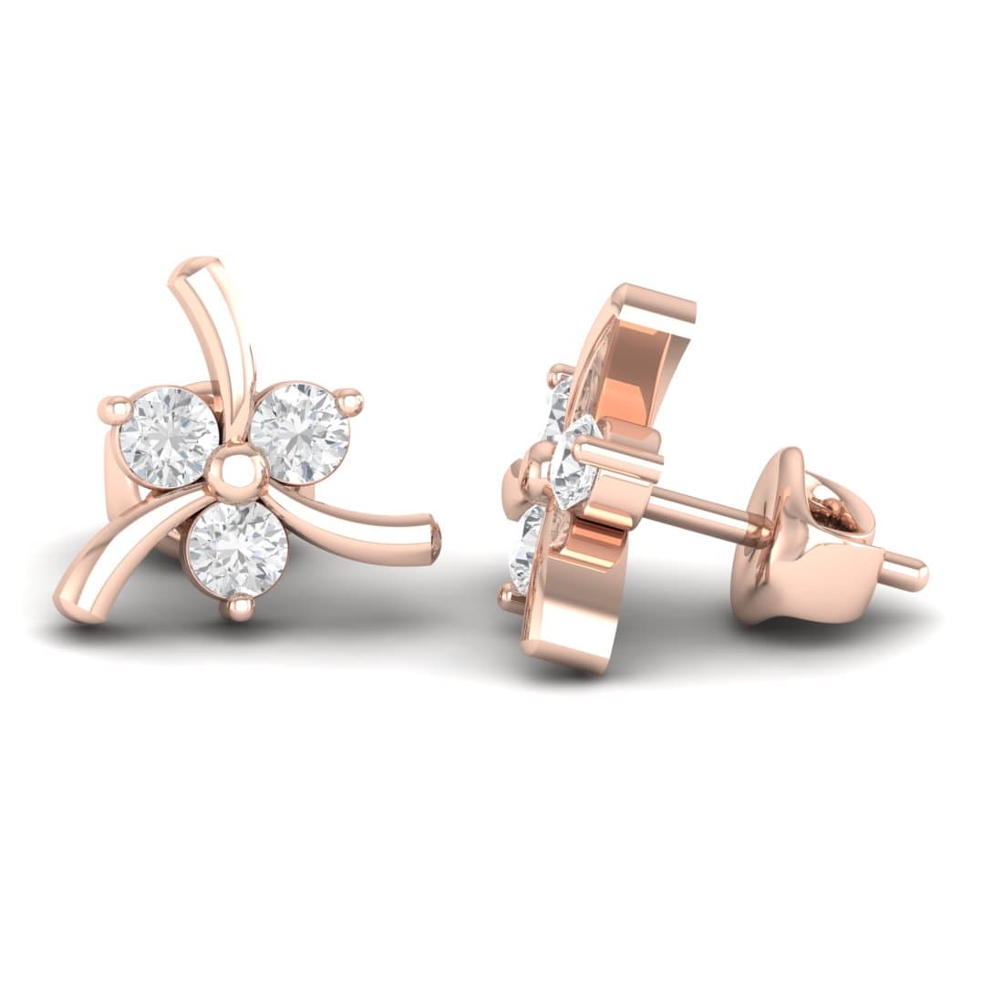 Pari Fancy Diamond Stud Earrings
