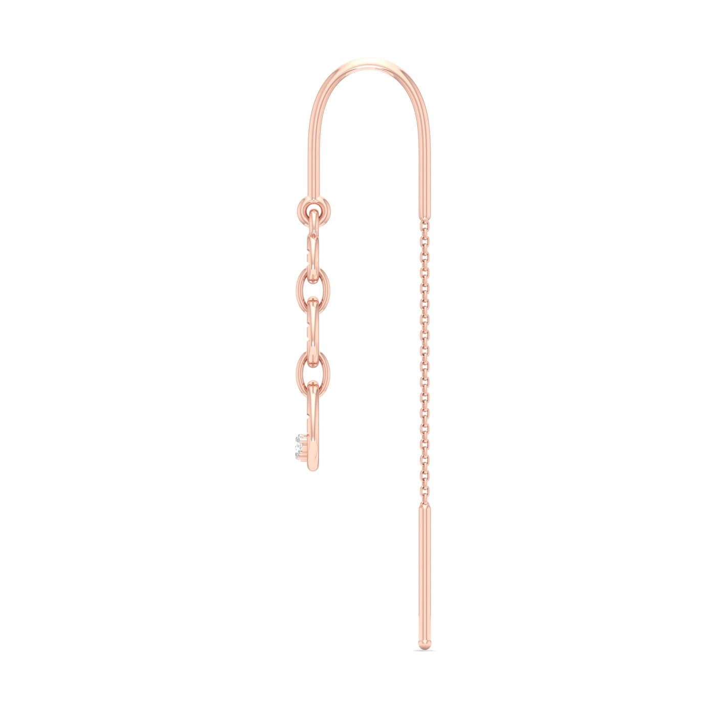 Dazzling Trio Drops Diamond Sui Dhaga Earrings