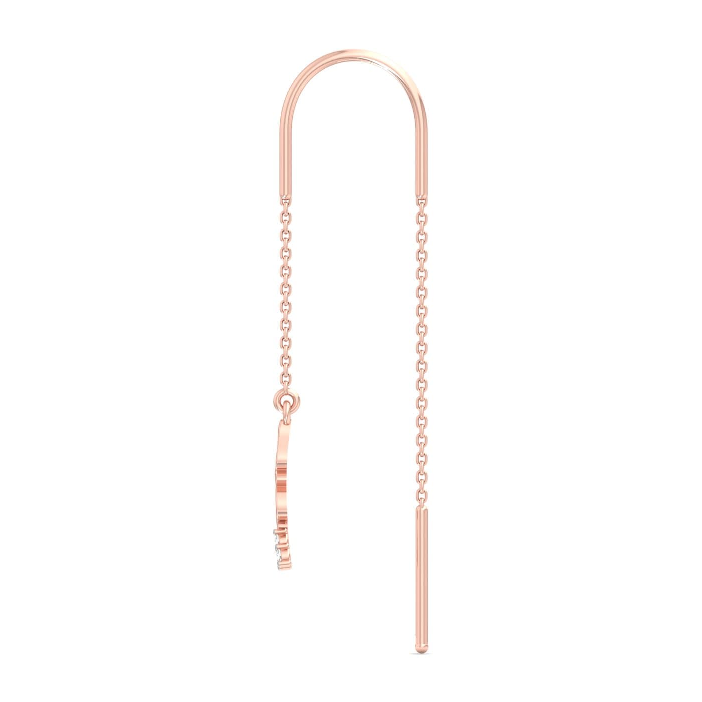 Sparkly Wiggly Arrow Diamond Sui Dhaga Earrings