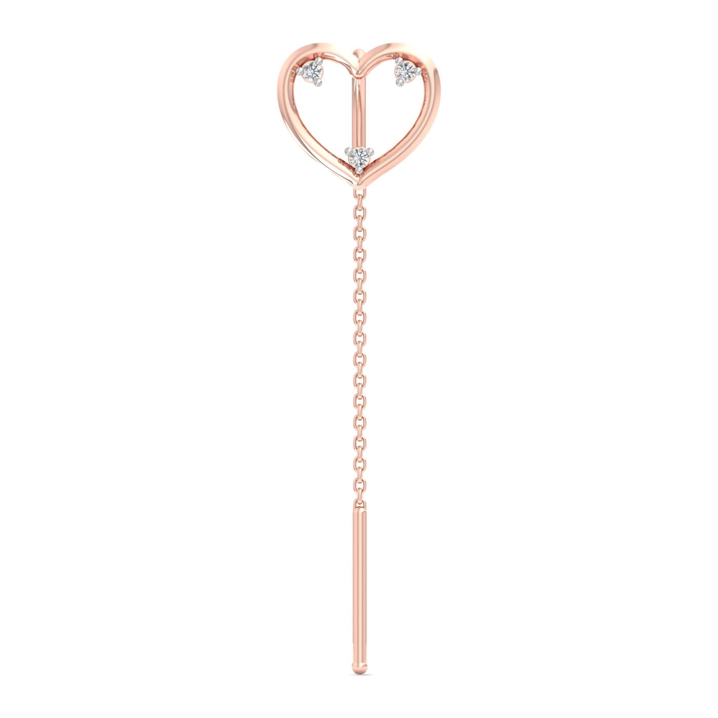 Cherish Love Diamond Sui Dhaga Earrings