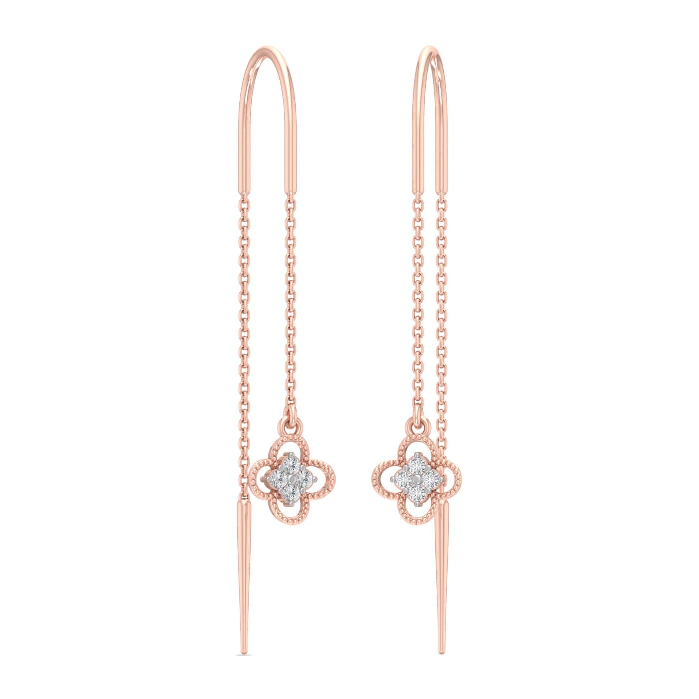 Fabulous Fleur Diamond Sui Dhaga Earrings
