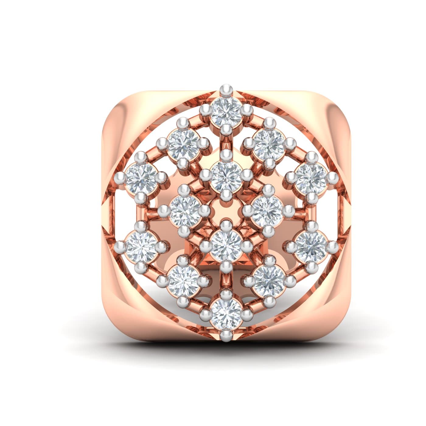 Cosmo Diamond Stud Earring