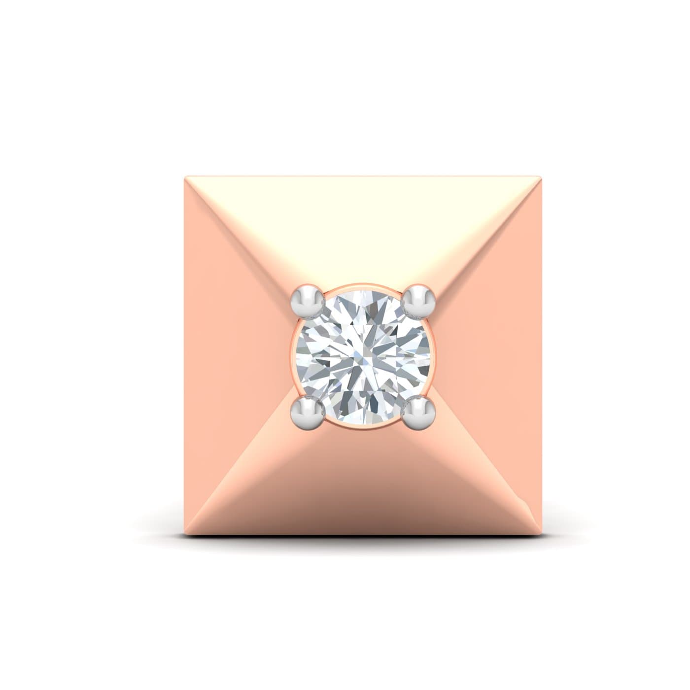 Edward Diamond Mens Earring