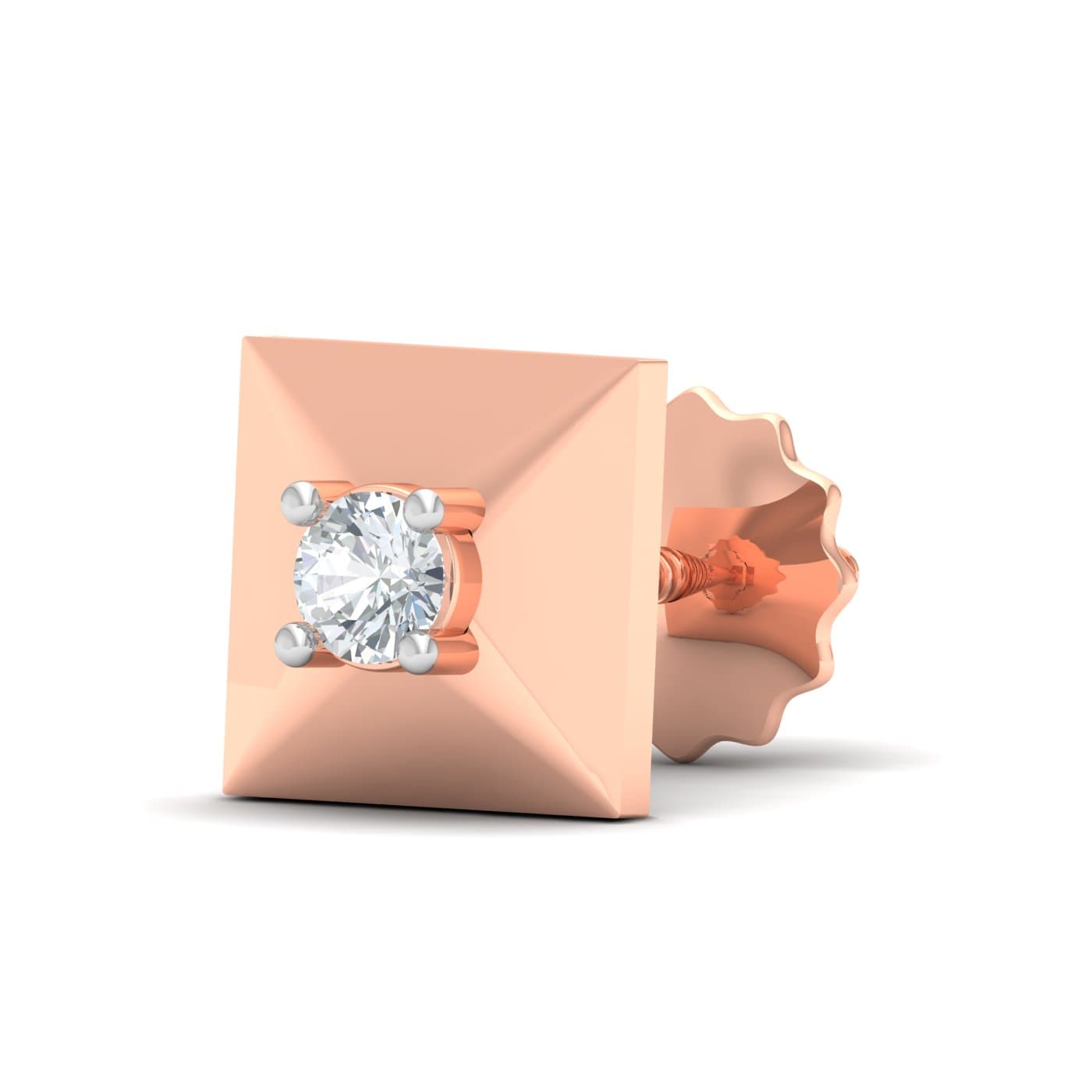 Edward Diamond Mens Earring