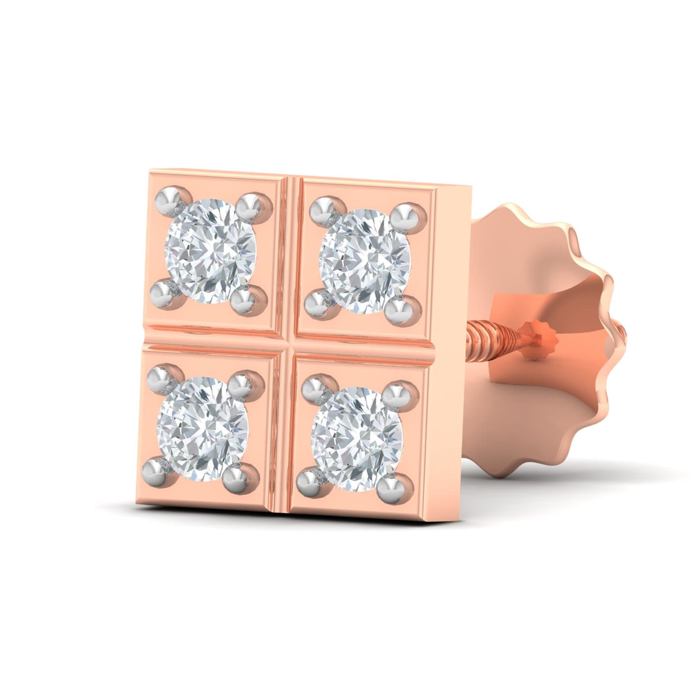 Dexter Diamond Stud Earring