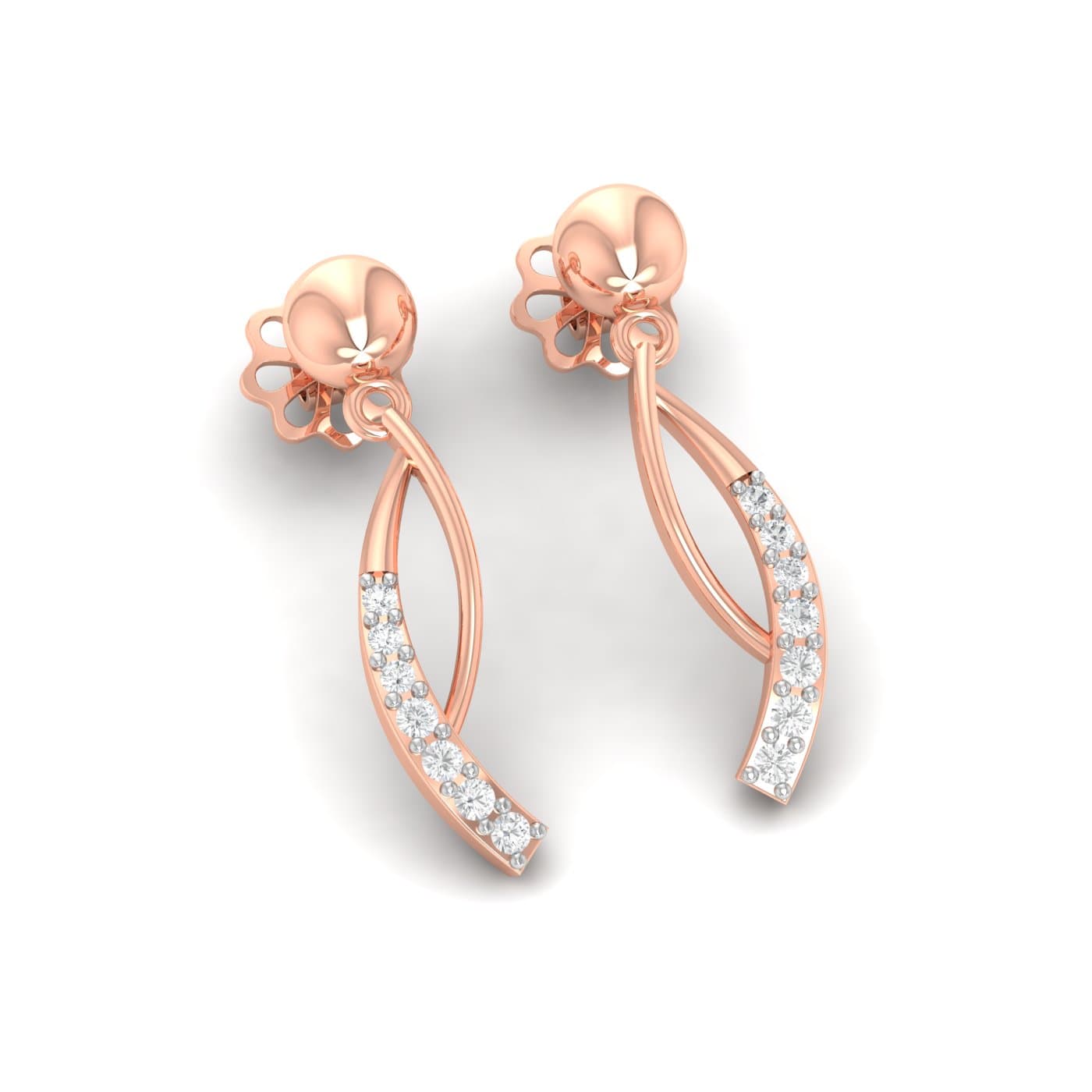 Brielle Elegant Diamond Earrings