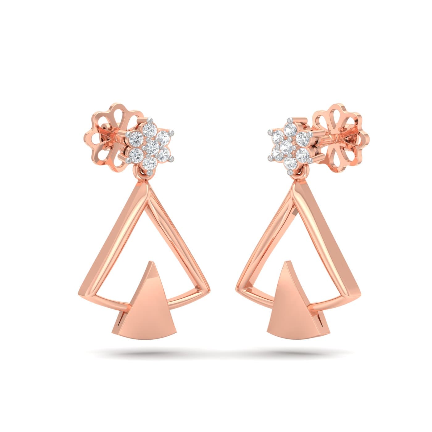 June Diamond Drop Earrings