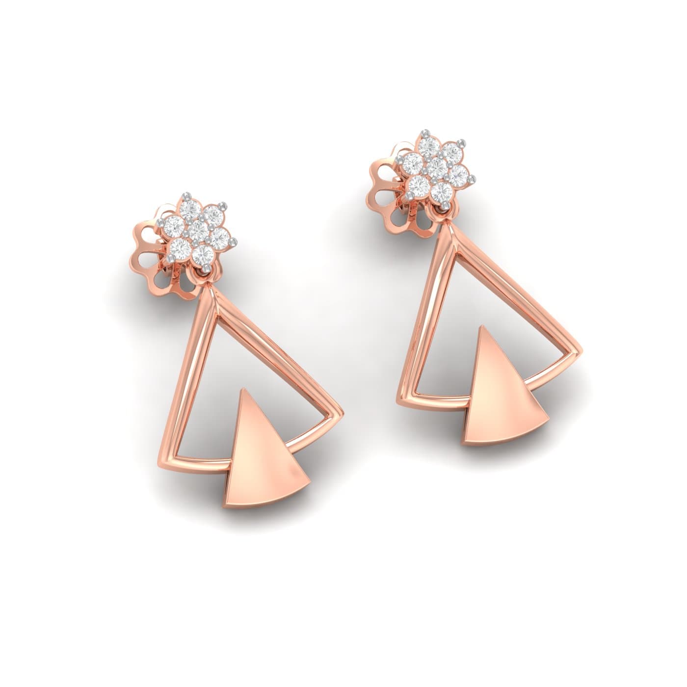 June Diamond Drop Earrings