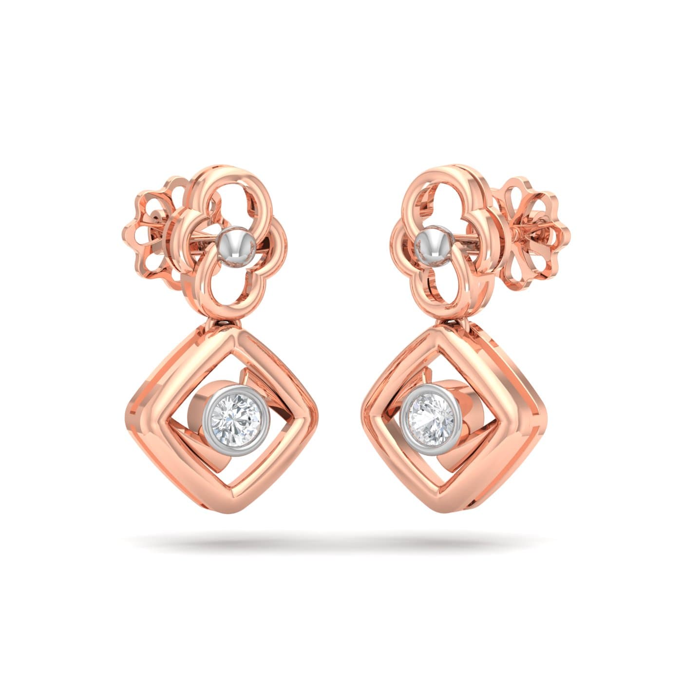 Reese Single Diamond Earrings