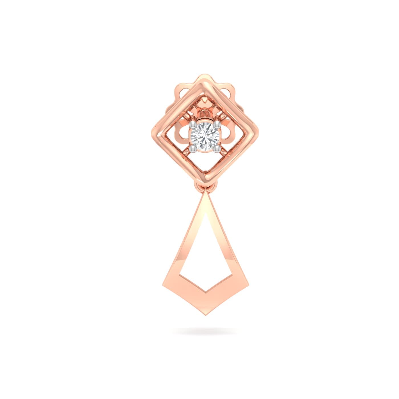 Turvi Diamond Drop Earrings