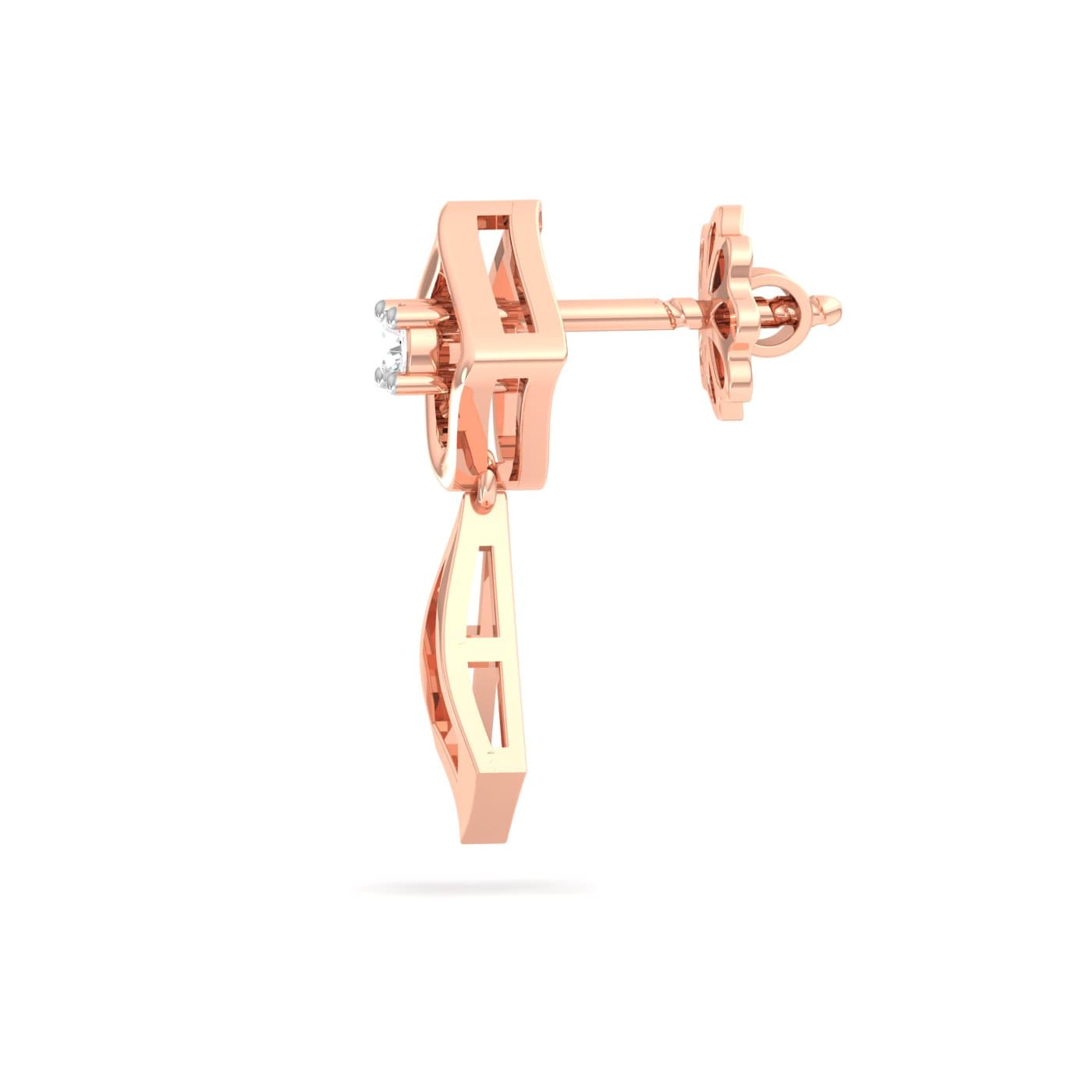 Turvi Diamond Drop Earrings