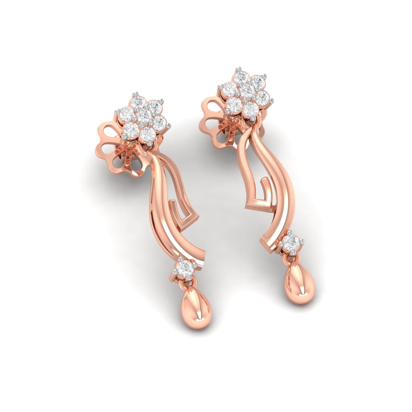 Druppel Diamond Earrings