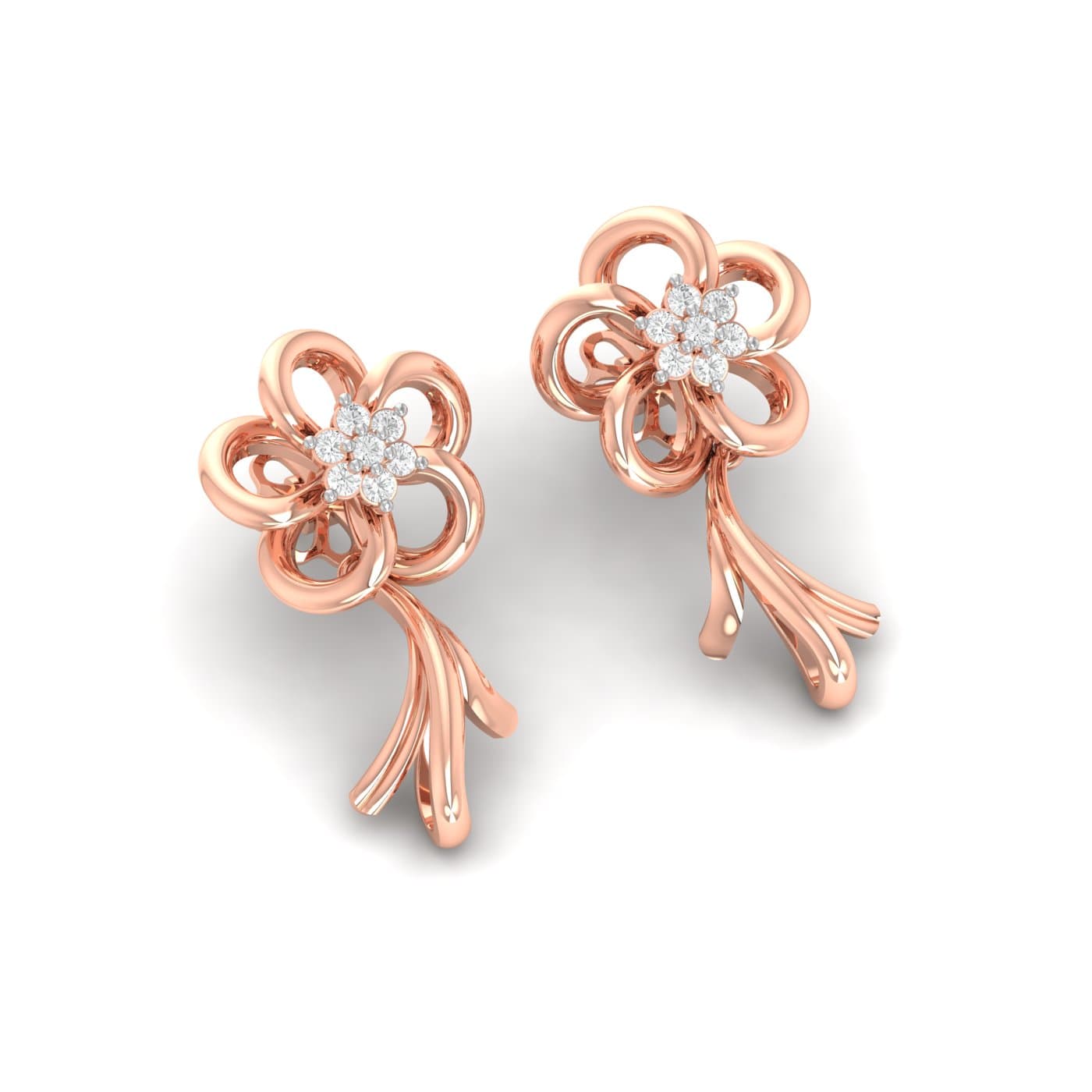 Sakura Diamond Earrings