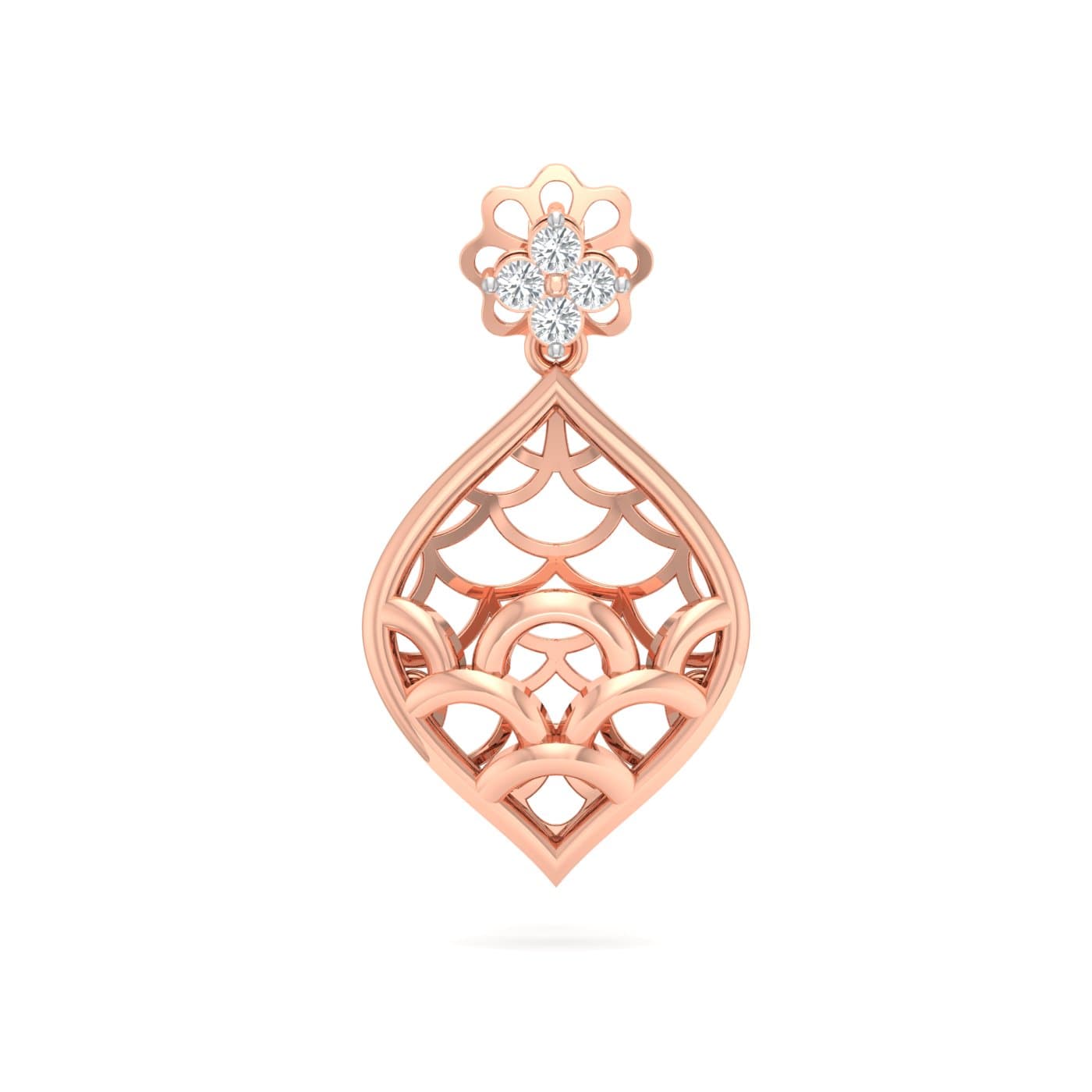 Posy Diamond Drop Earrings