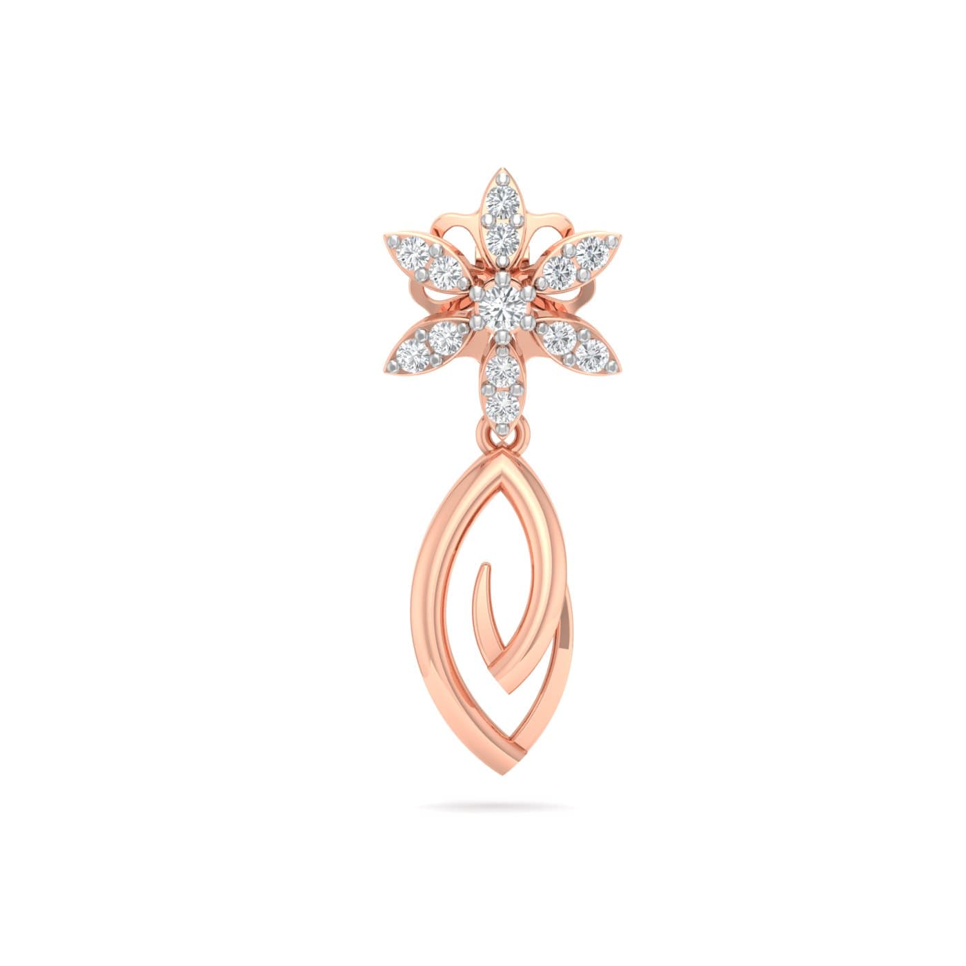 Milkweed Dimond Earrings