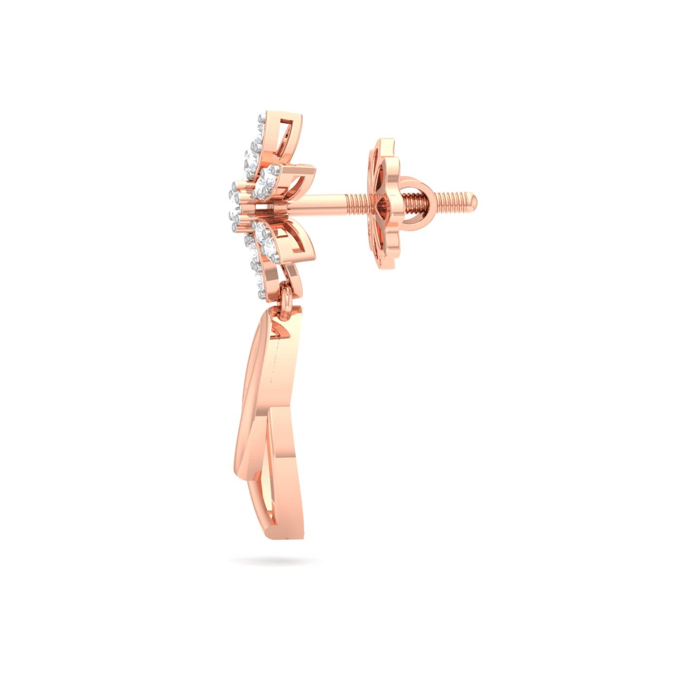 Milkweed Dimond Earrings