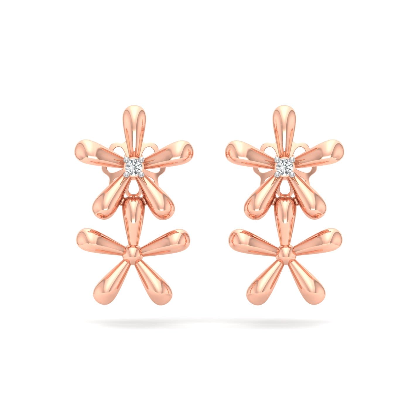 Dahlia Cute Stud Earrings