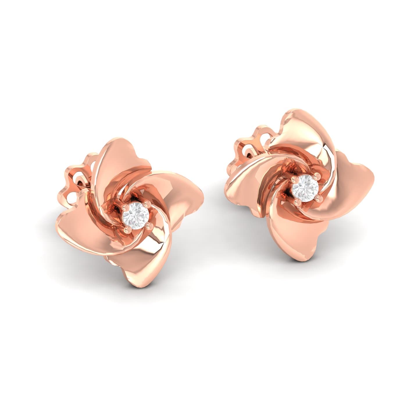Daisy Single Stone Studs