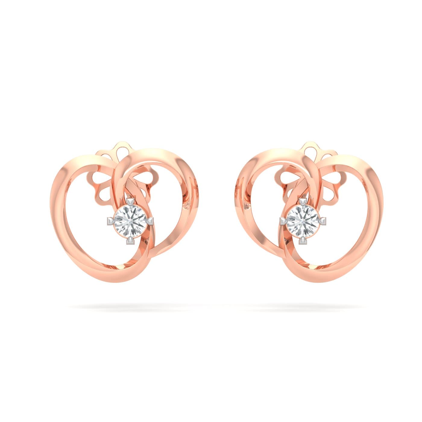 Spell Diamond Stud Earrings