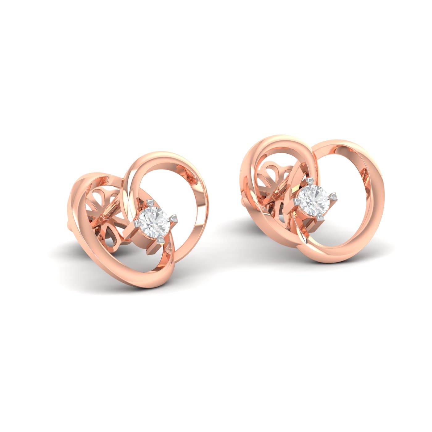 Spell Diamond Stud Earrings