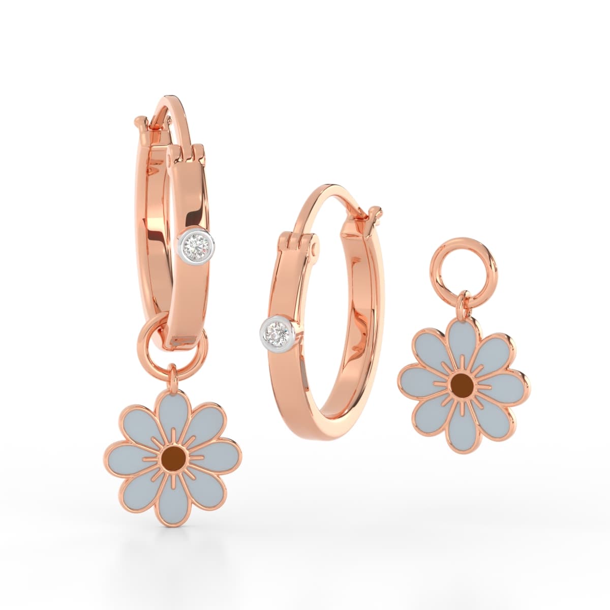 Blossom  Diamond Earring