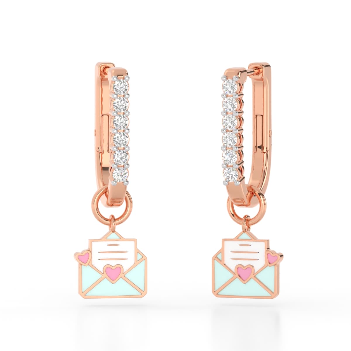Envelop Kids Diamond Earring