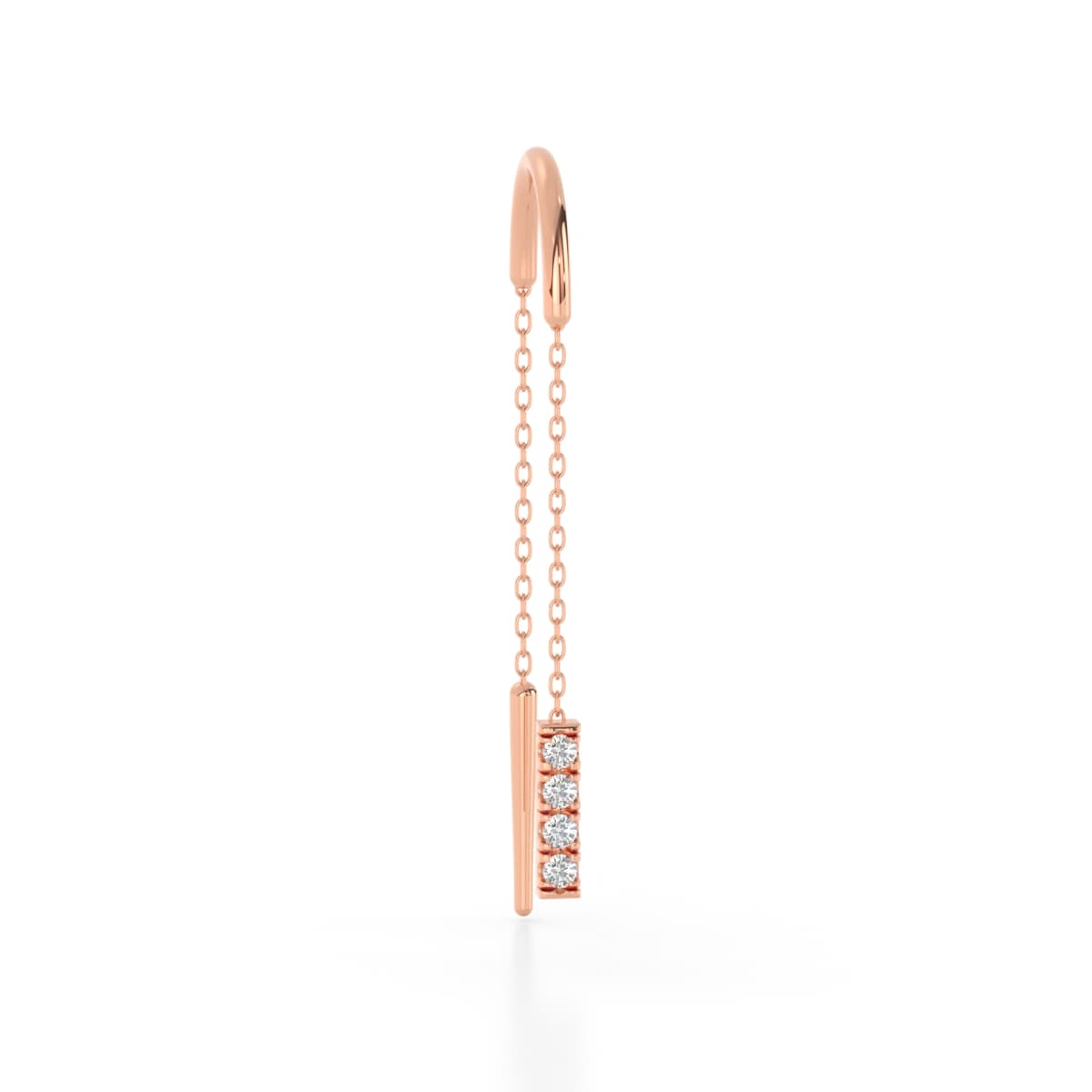 Cuddle Gold Diamond Sui Dhaga Earrings