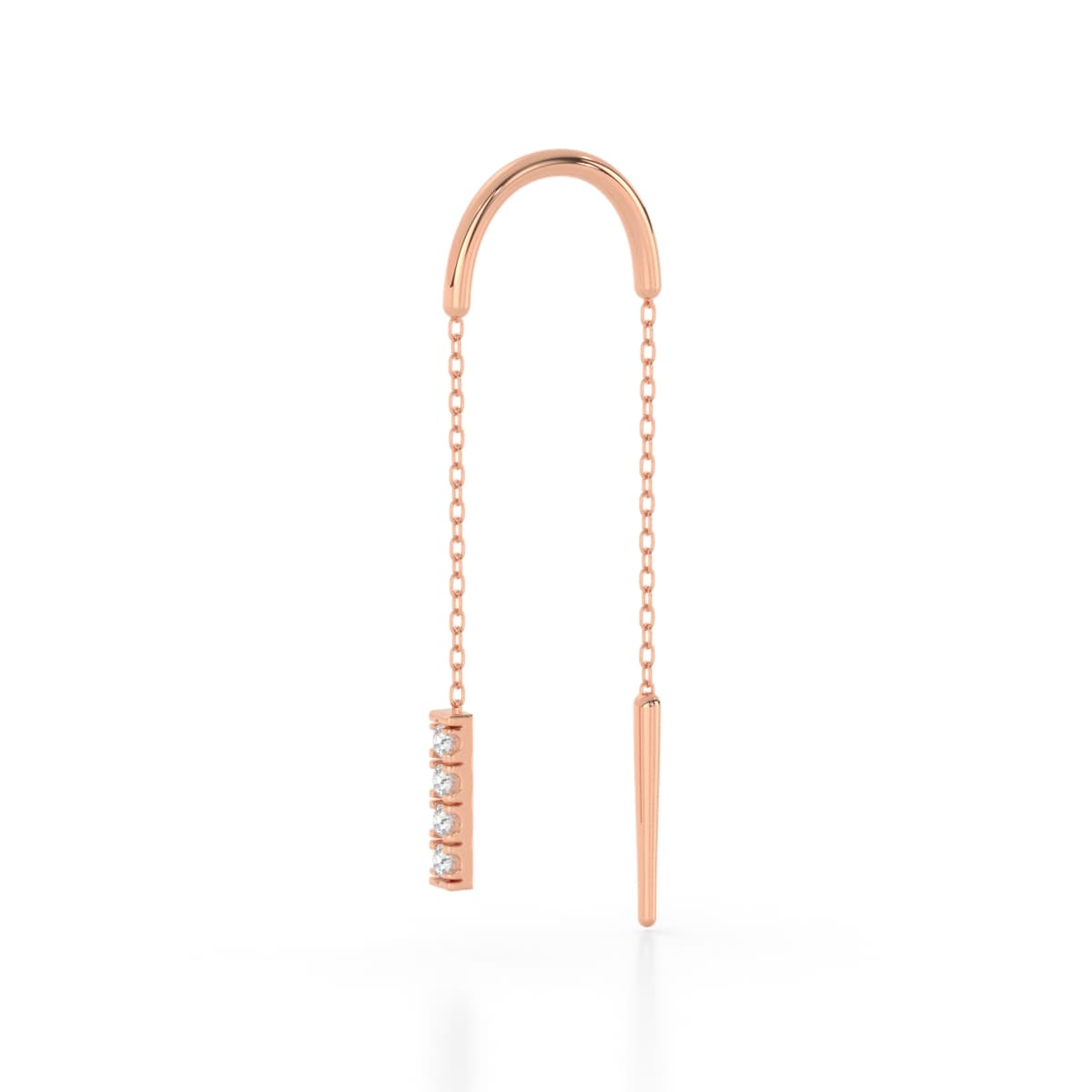 Cuddle Gold Diamond Sui Dhaga Earrings
