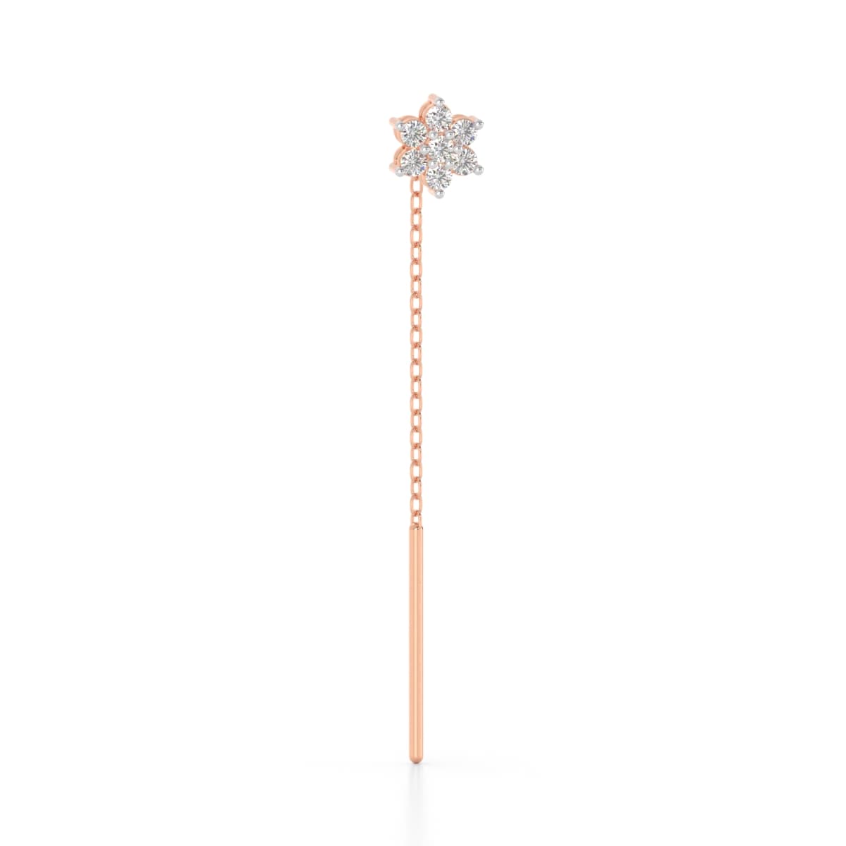 Bloom Flora Diamond Sui Dhaga Earrings