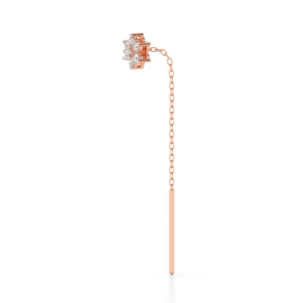 Bloom Flora Diamond Sui Dhaga Earrings